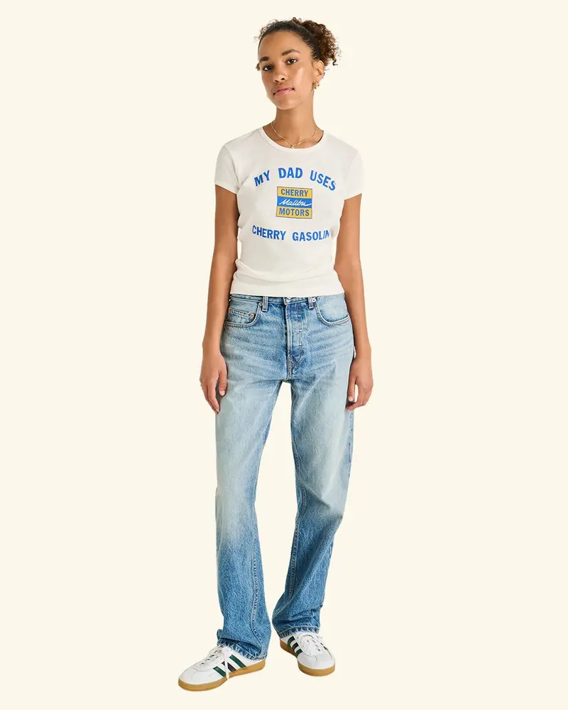 Gasoline Scoop Baby Tee 3