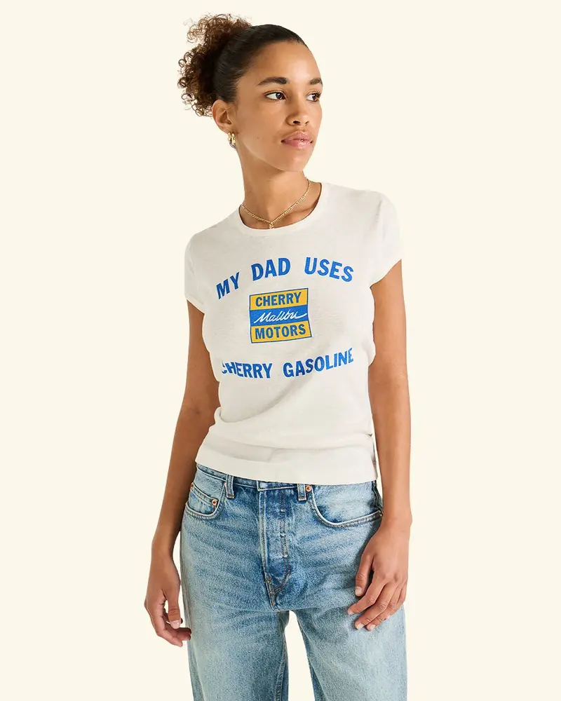 Gasoline Scoop Baby Tee 4