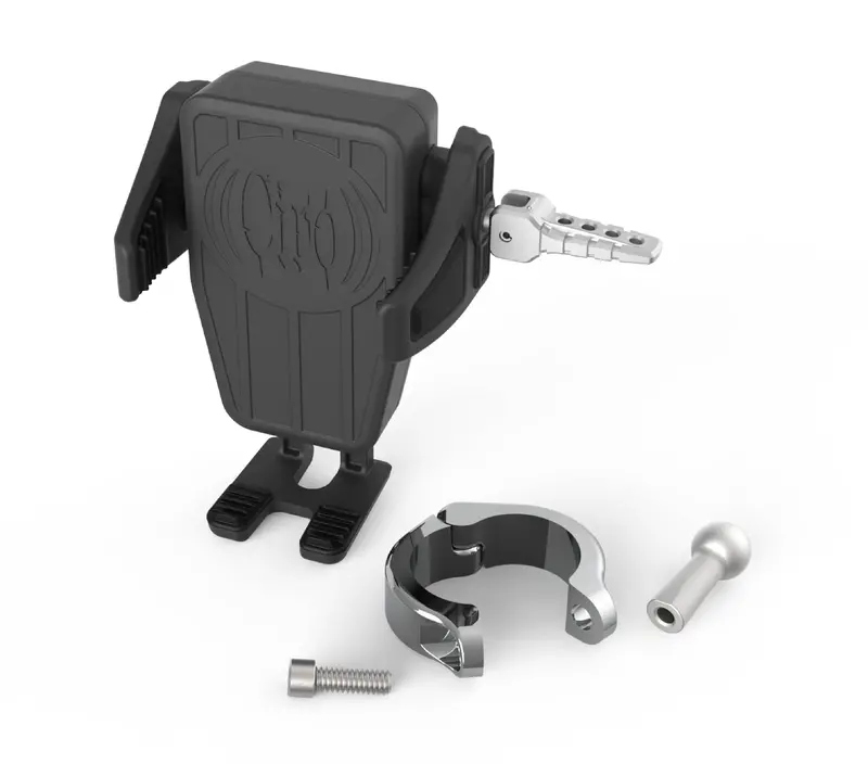 Gen 2 Cybercharger® Phone Holder With Aluminum Clamp Mount 1