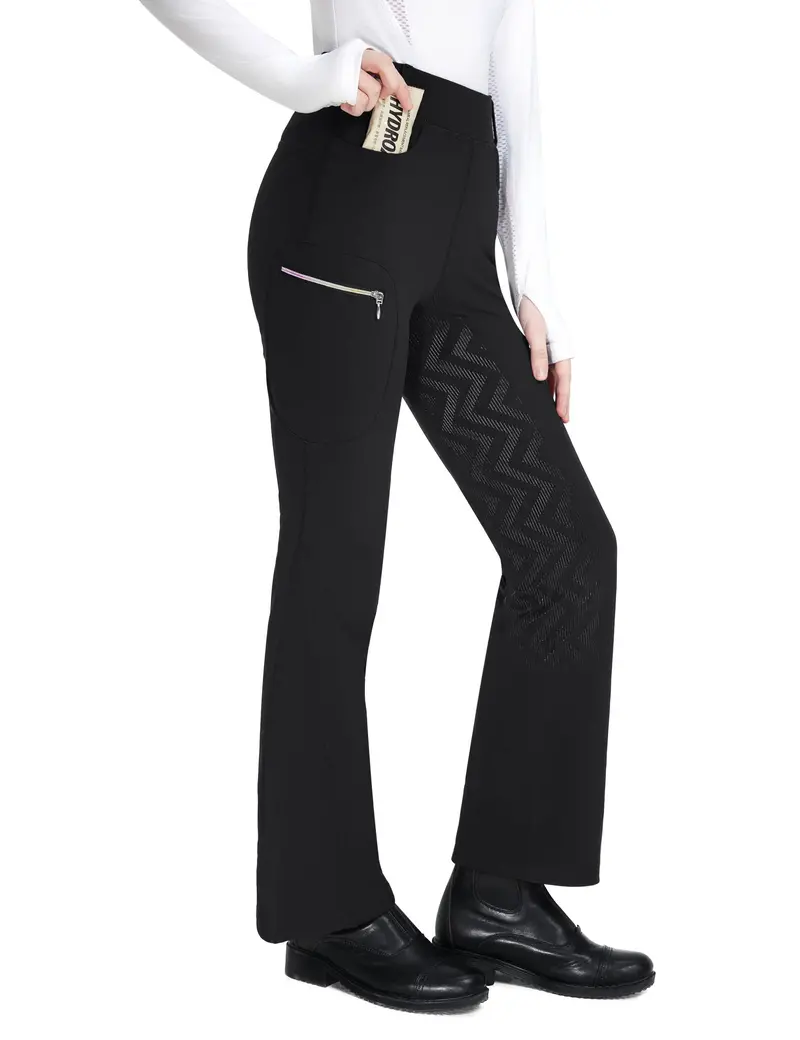 Girls Full Seat Bootcut Riding Pants Fleece Lined 6
