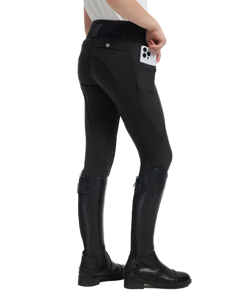 Girls Full Seat Breeches Faux Back Pockets 14