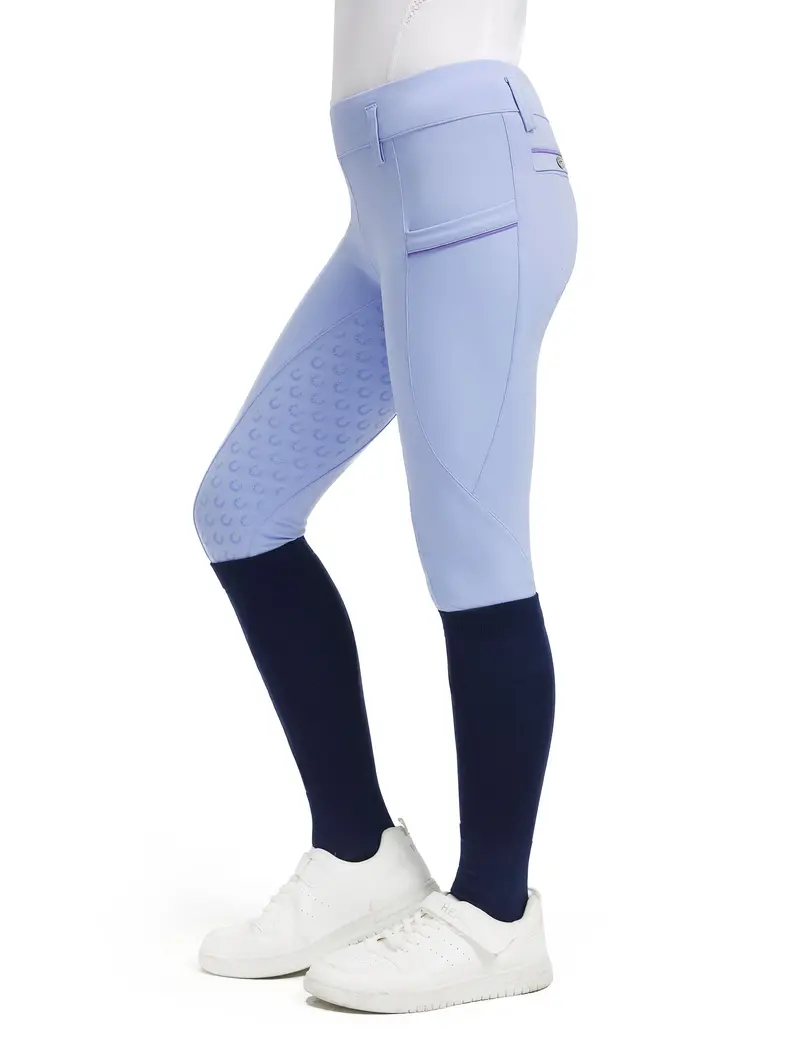 Girls Full Seat Breeches Faux Back Pockets 16