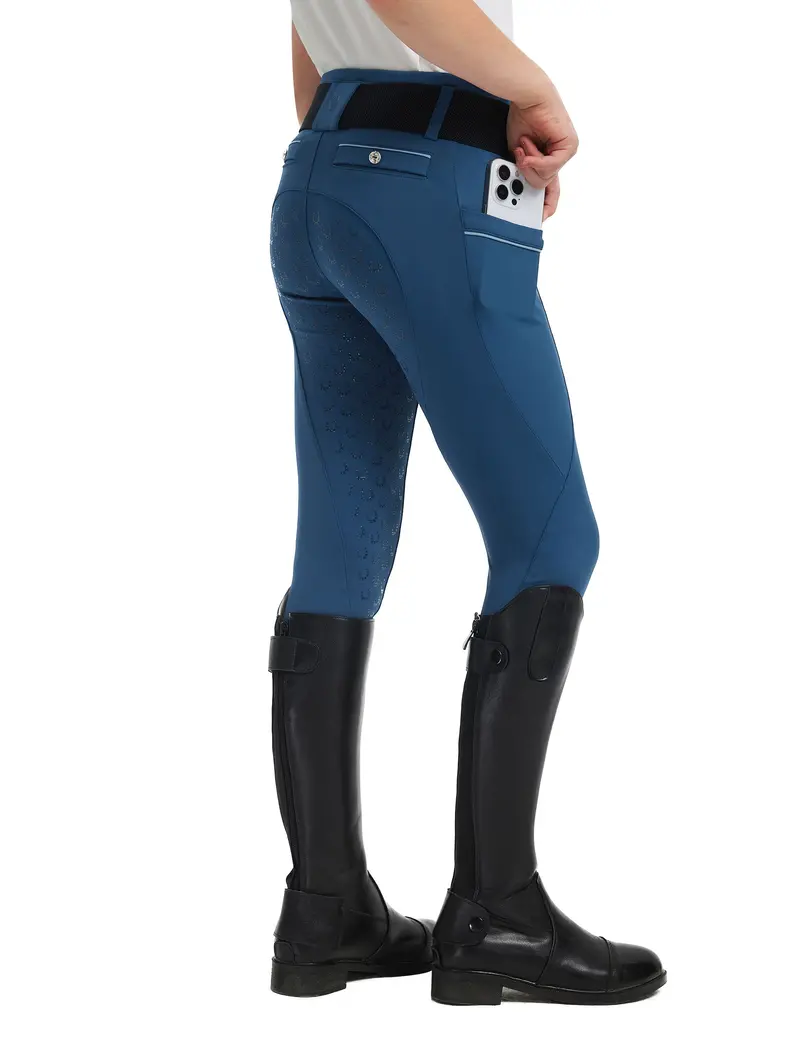 Girls Full Seat Breeches Faux Back Pockets 2