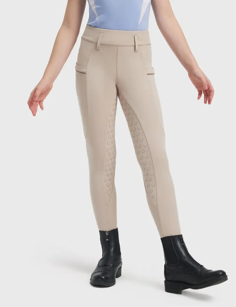 Girls Full Seat Breeches Faux Back Pockets 7