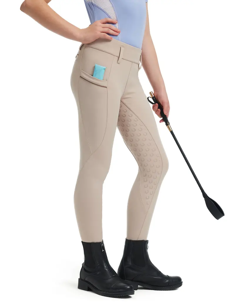 Girls Full Seat Breeches Faux Back Pockets 9
