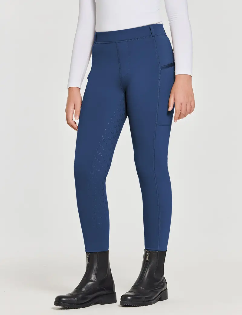Girls Full Seat Breeches Fleece Lined 1