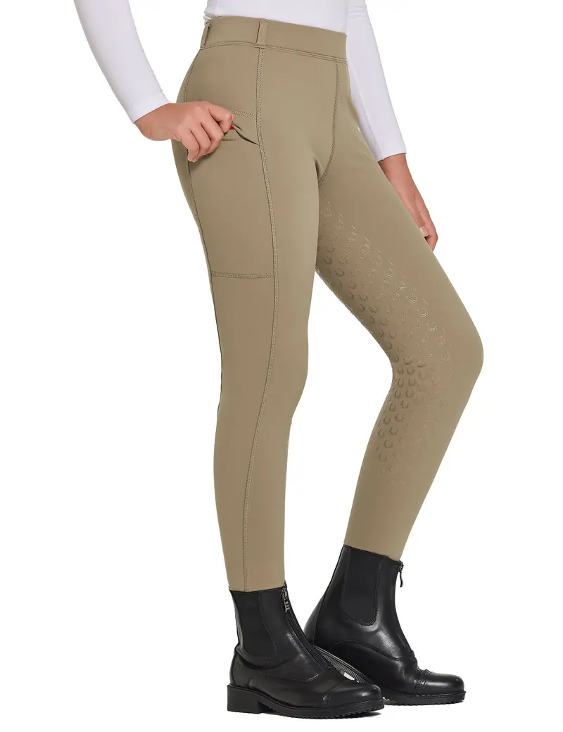 Girls Full Seat Breeches Fleece Lined 15