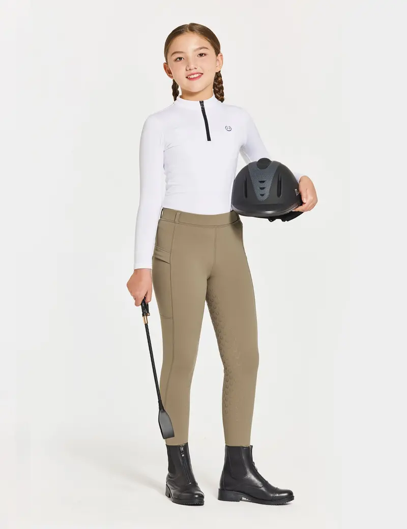Girls Full Seat Breeches Fleece Lined 17