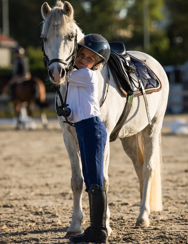 Girls Full Seat Breeches Fleece Lined 3