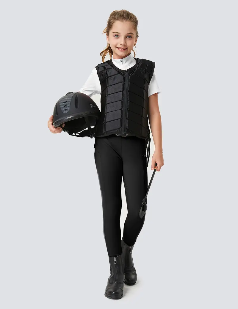 Girls Full Seat Riding Tights Breeches 19