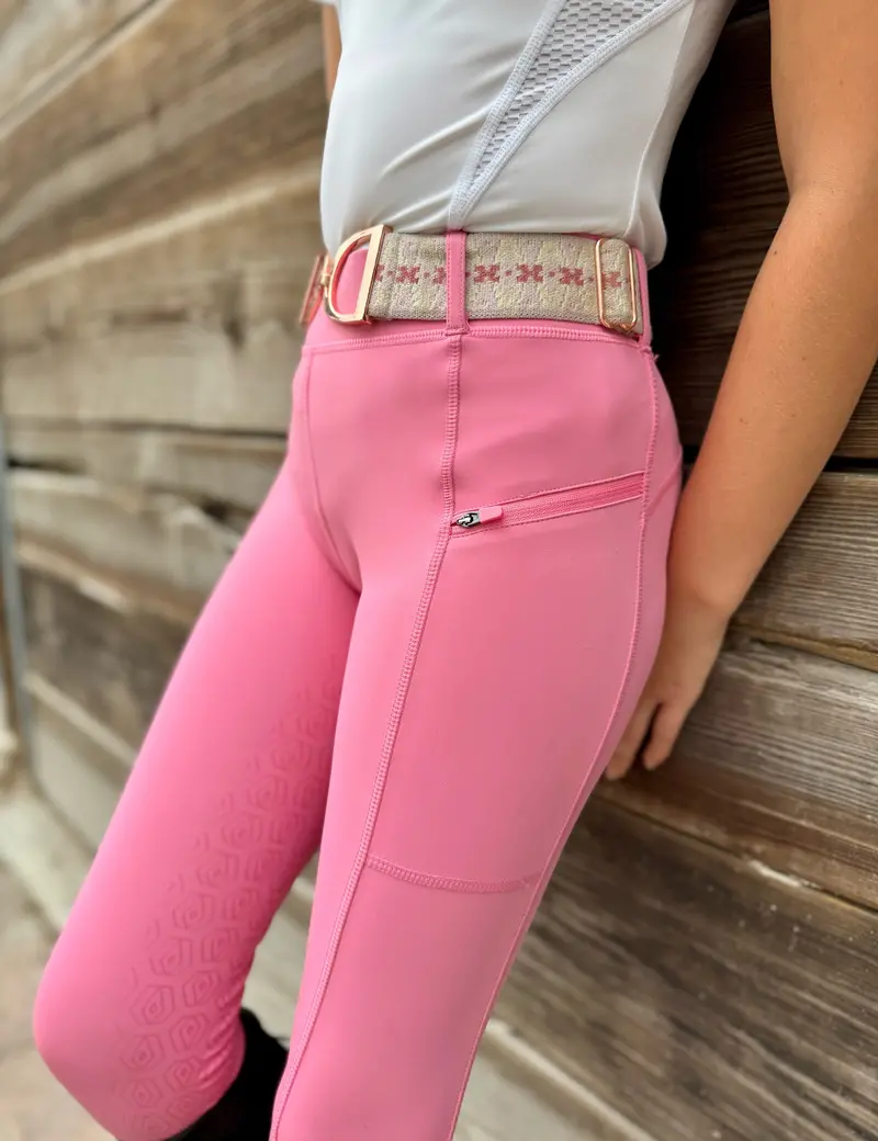 Girls Full Seat Riding Tights Breeches 2