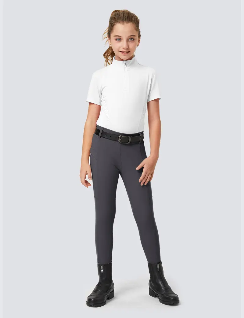 Girls Full Seat Riding Tights Breeches 24