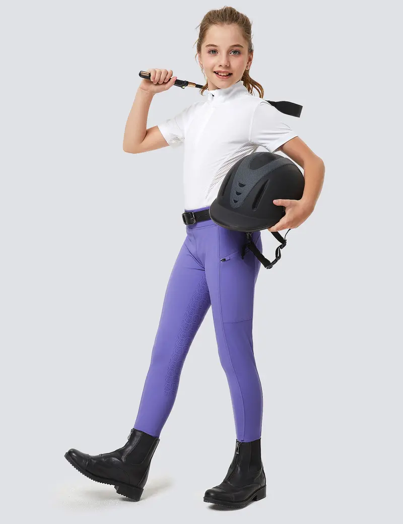 Girls Full Seat Riding Tights Breeches 29