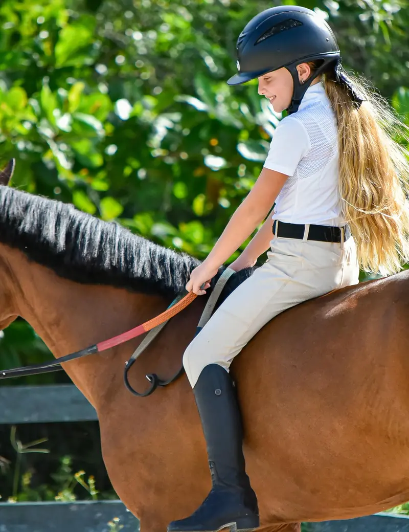 Girls Full Seat Riding Tights Breeches 9