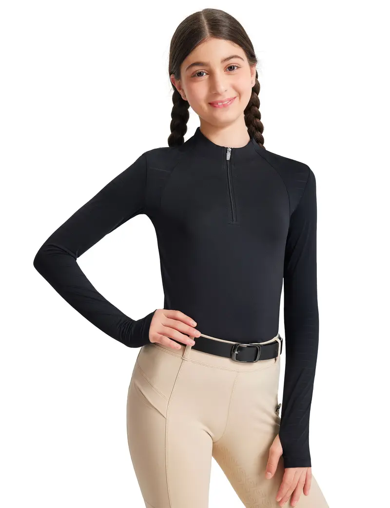 Girls Long Sleeve Shirt Quick Dry 6