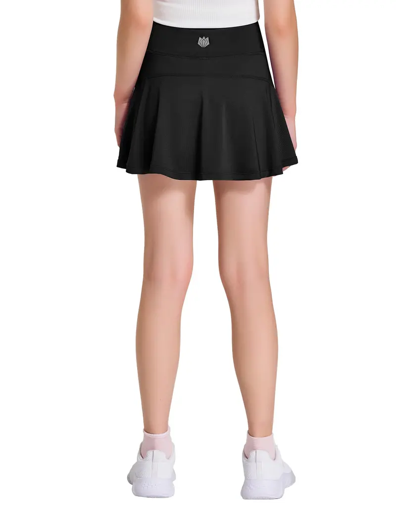 Girls Tennis Golf Skirt With Pockets 11