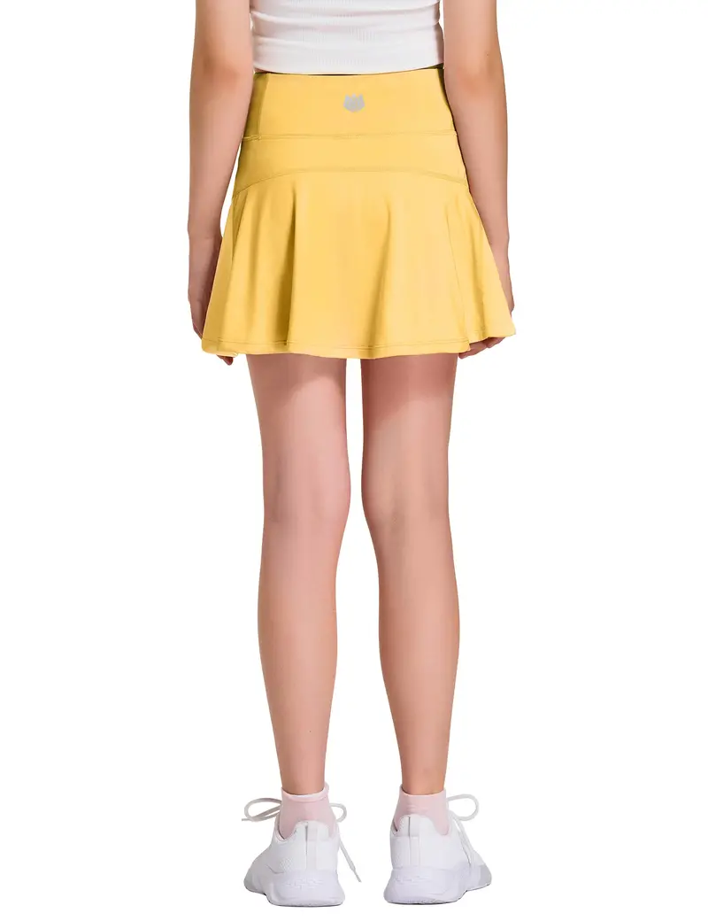 Girls Tennis Golf Skirt With Pockets 28