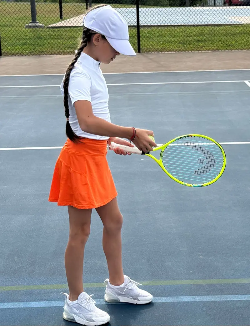 Girls Tennis Golf Skirt With Pockets 3