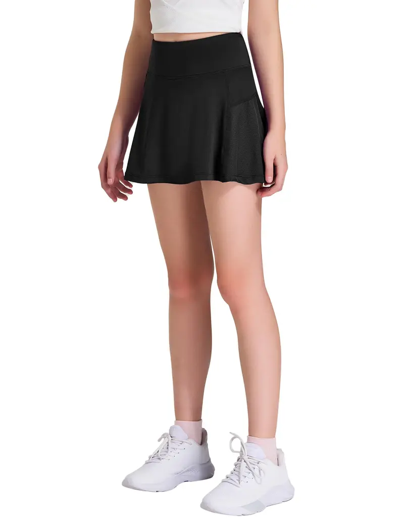 Girls Tennis Golf Skirt With Pockets 9