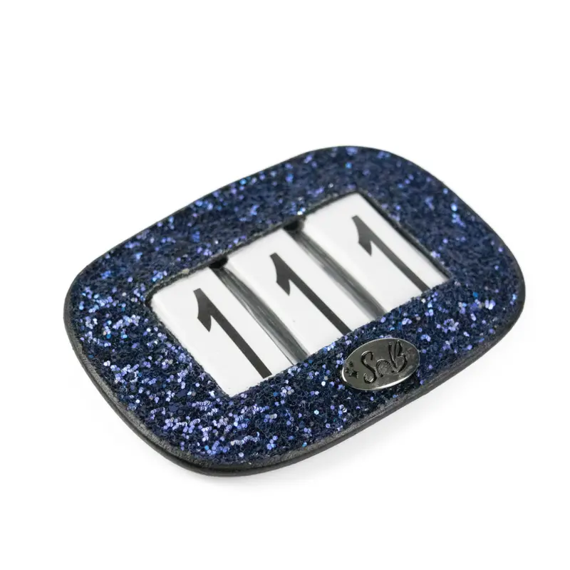 Glitter Horse Number Plate 1