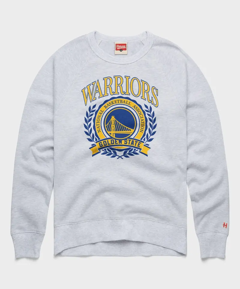 Golden State Warriors Crest Crewneck 1