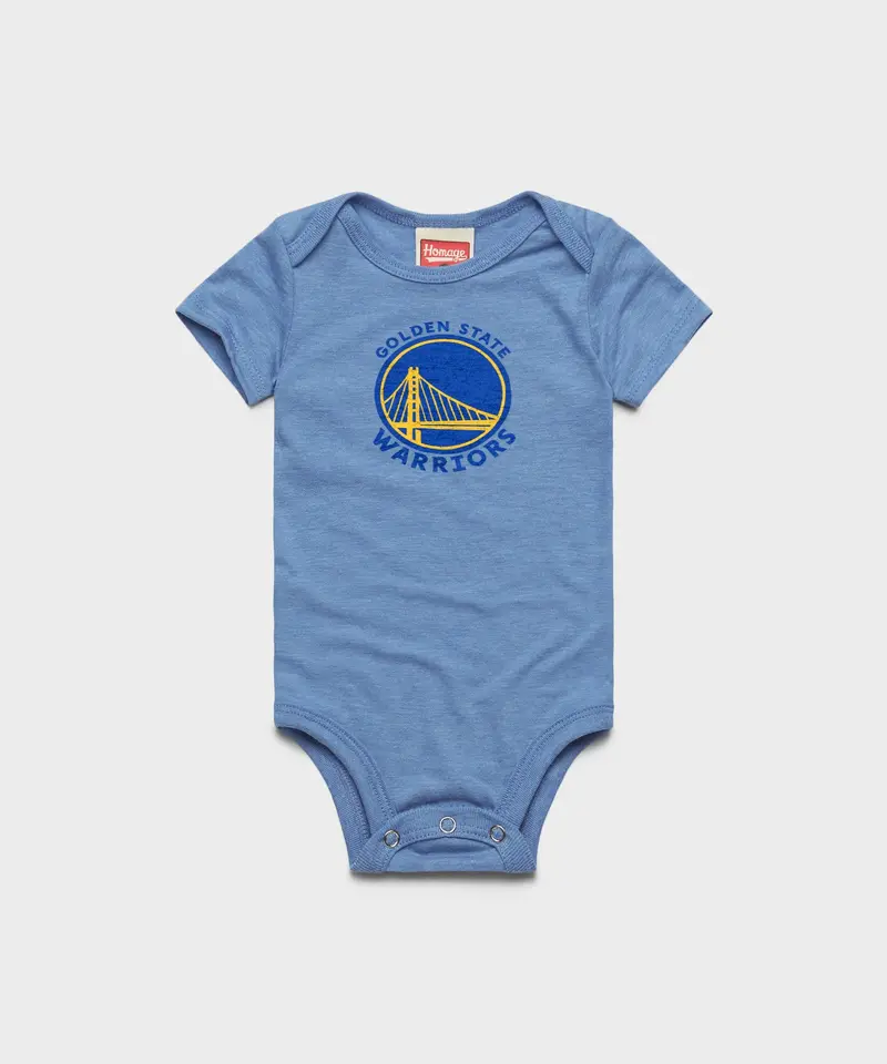 Golden State Warriors Logo Baby One Piece 1