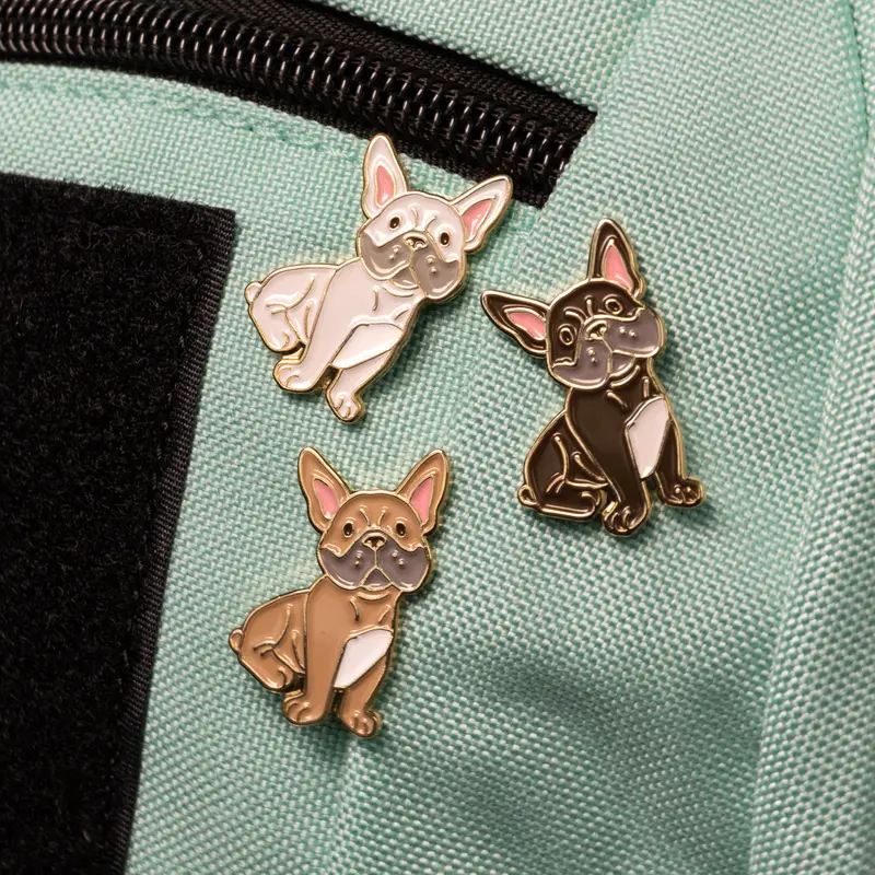 Good Frenchie Enamel Pin 1