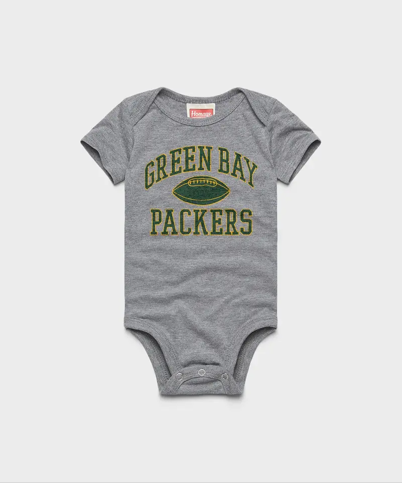 Green Bay Packers Gridiron Baby One Piece 1
