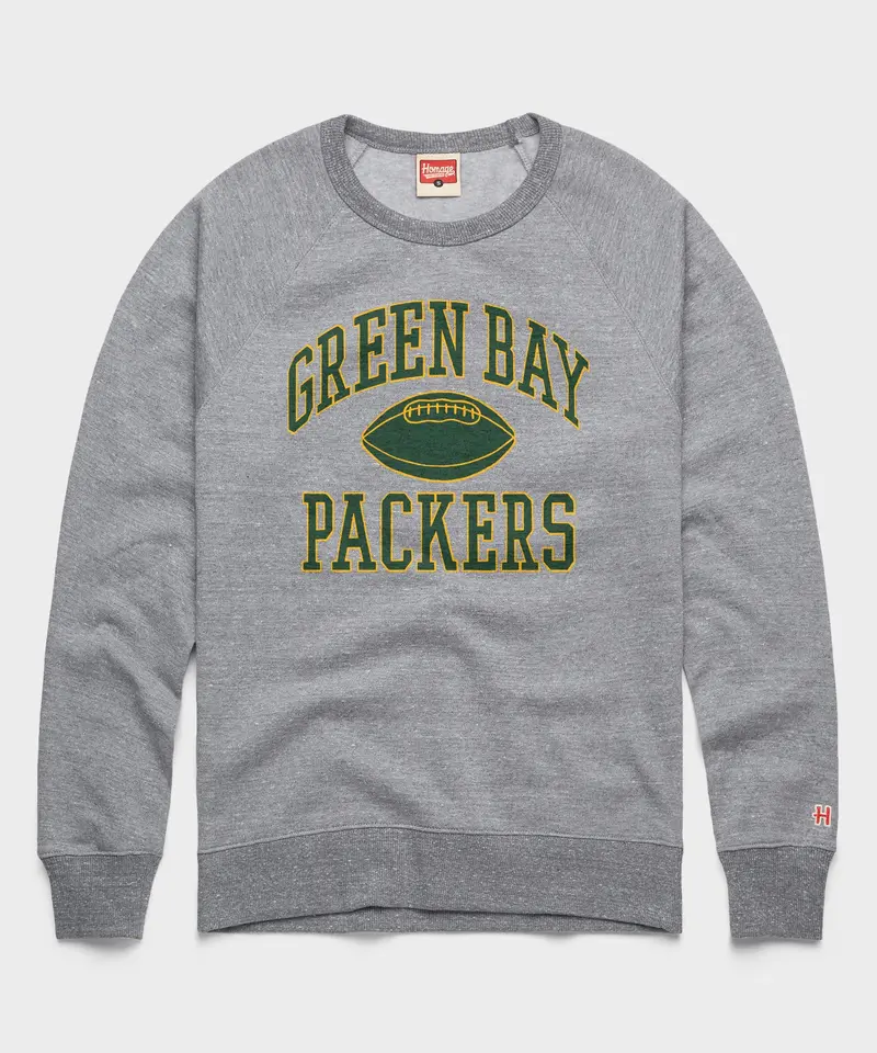 Green Bay Packers Gridiron Crewneck 1