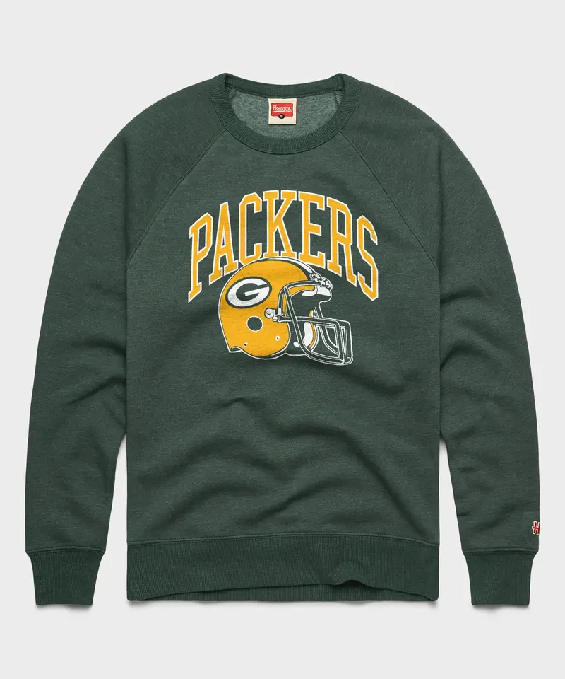 Green Bay Packers Helmet Crewneck 1