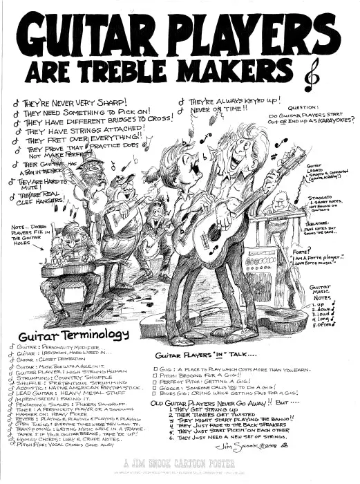 Guitar Players Poster 1