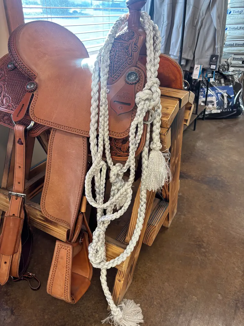 Hand Braided Mule Tape Halter - Various Colors 1