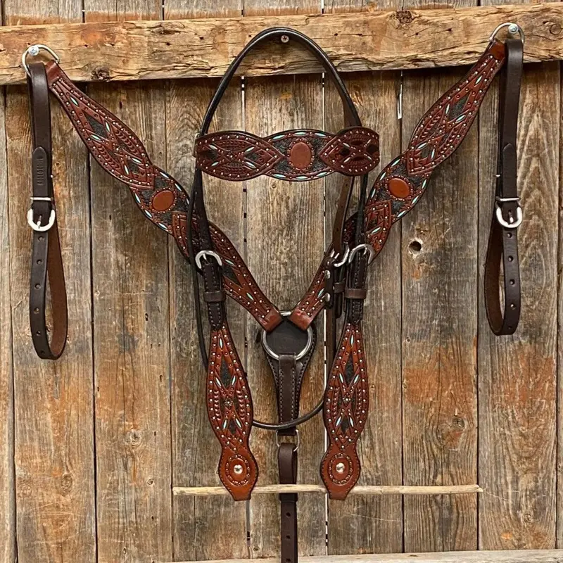 Hand Painted Two Tone Tack Sets 1