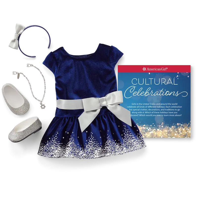 Hanukkah Celebration Outfit For 18-Inch Dolls 1