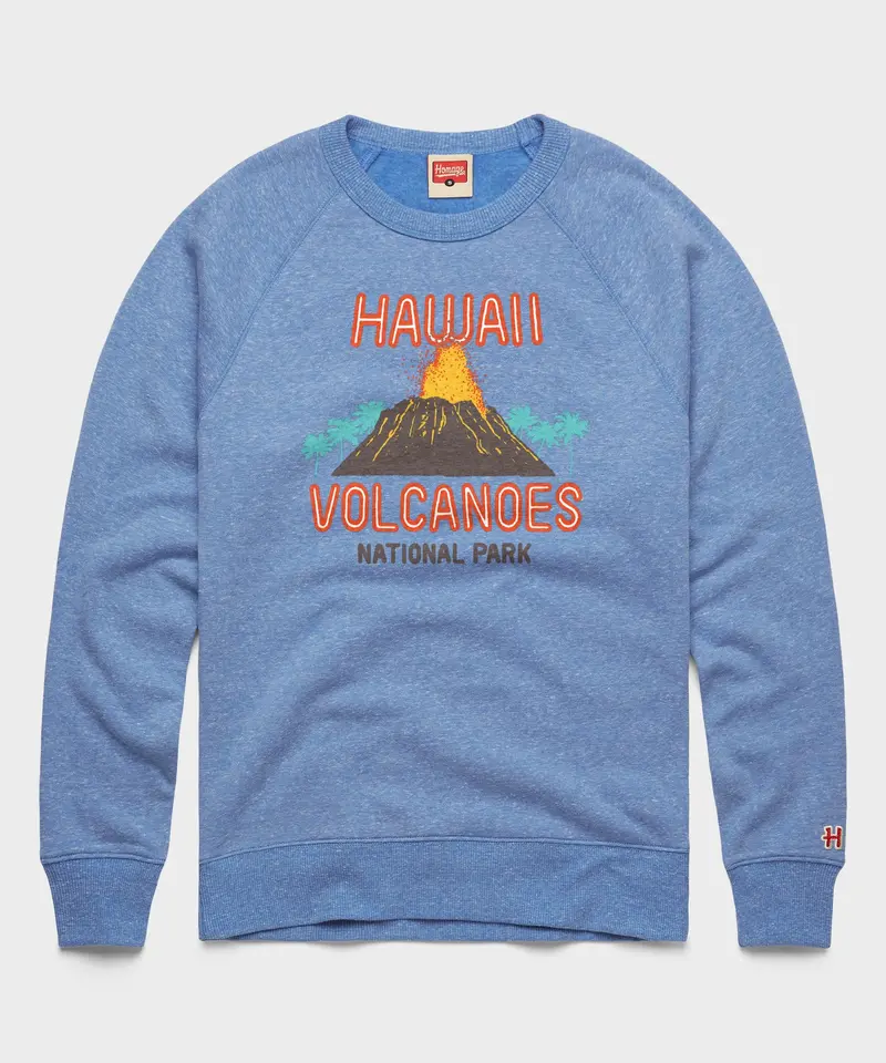 Hawaii Volcanoes National Park Crewneck 1