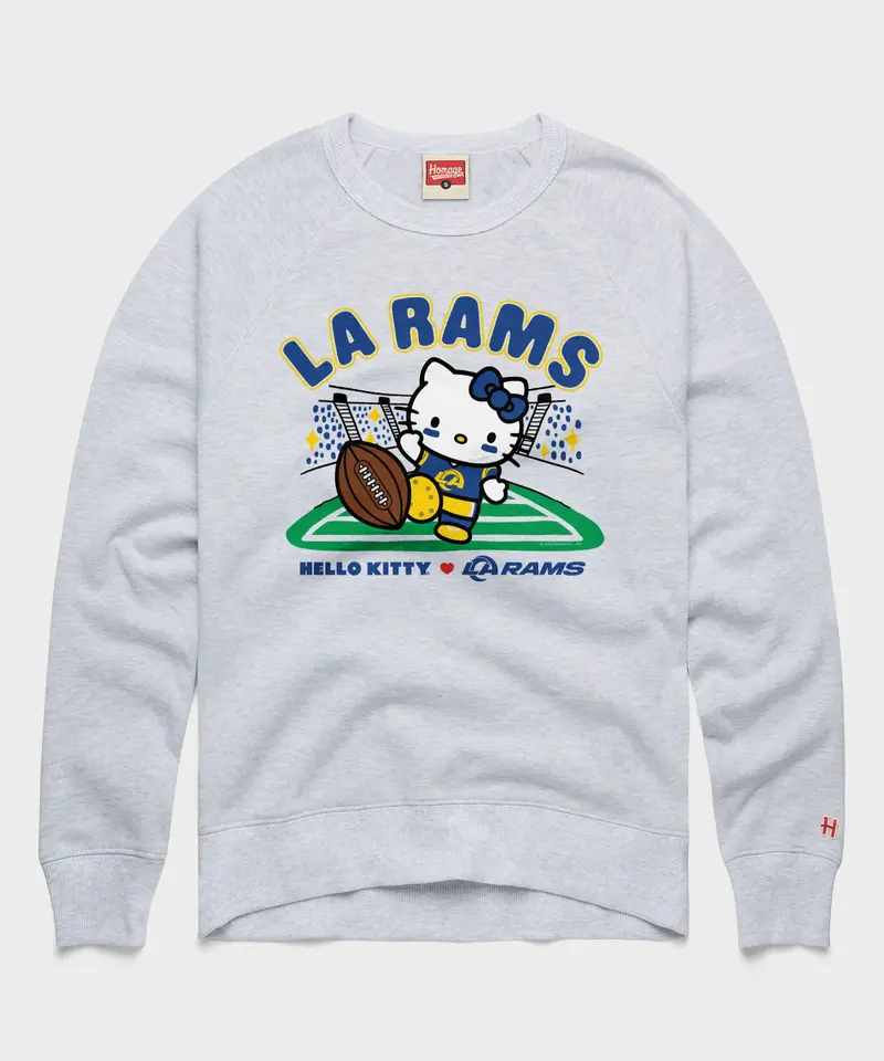 Hello Kitty X Los Angeles Rams Kickoff Crewneck 1