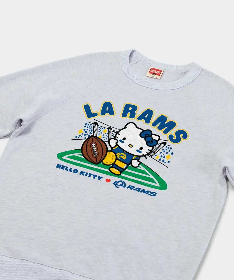 Hello Kitty X Los Angeles Rams Kickoff Crewneck 2