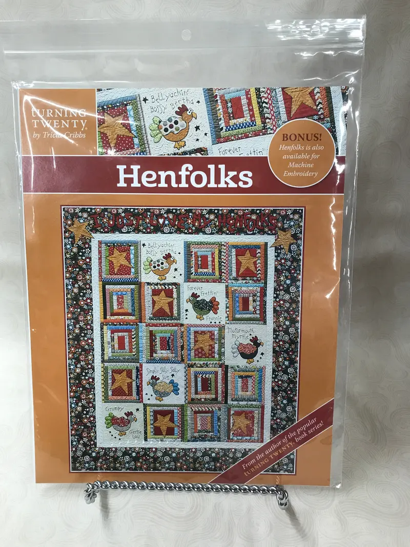 Henfolks - Turning Twenty Pattern By Tricia Cribbs 1