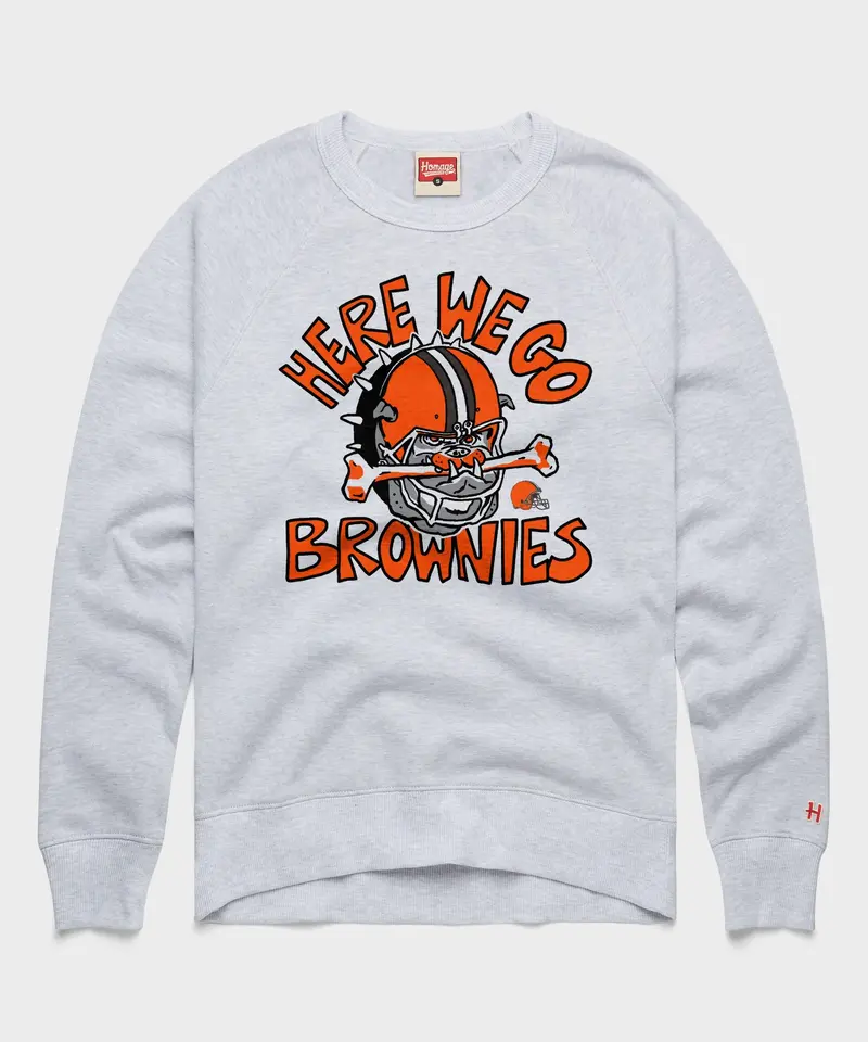Here We Go Brownies Crewneck 1