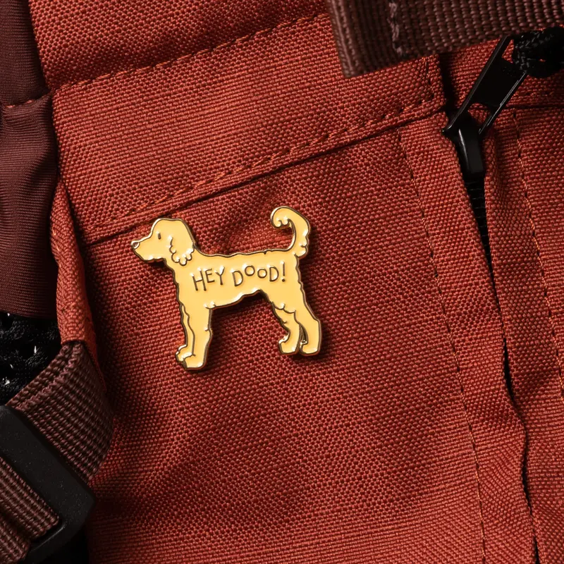 Hey Dood! Doodle Enamel Pin 1