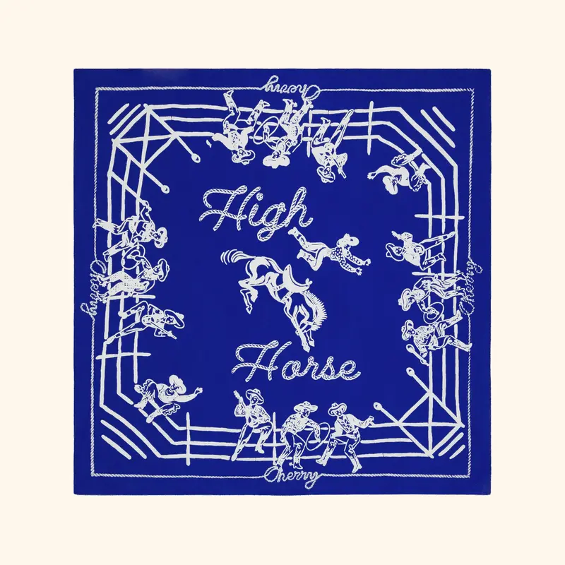High Horse Bandana (Blue) 1