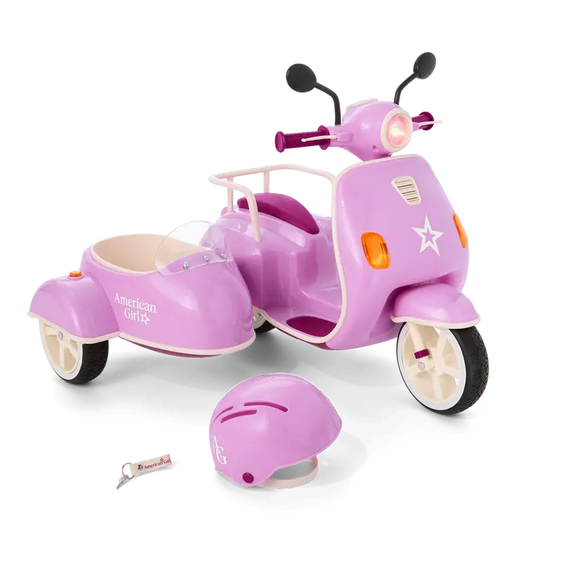 Hit The Road Scooter & Sidecar For 18-Inch Dolls 1