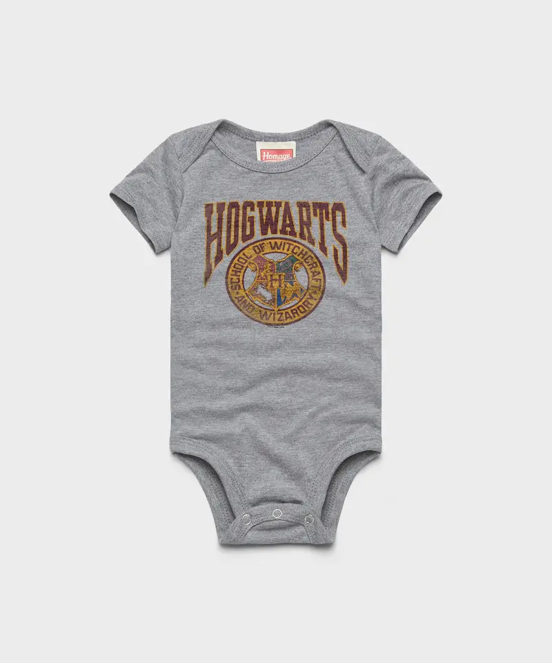 Hogwarts Crest Baby One Piece 1
