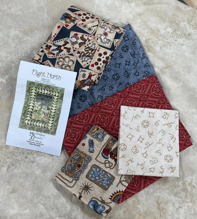 Hold'em Or Fold'em Kit Flight North Pattern 53.5 X 69.5 1