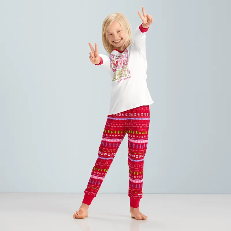 Holiday Cheer Pj Pants For Girls 5