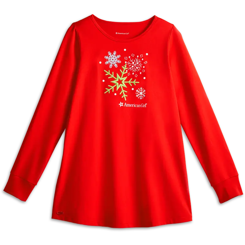 Holiday Dreams Pajama Top For Women 1