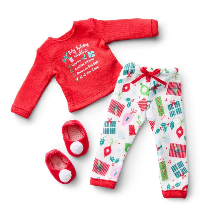 Holiday Wish List Pjs For Welliewishers™ Dolls 1