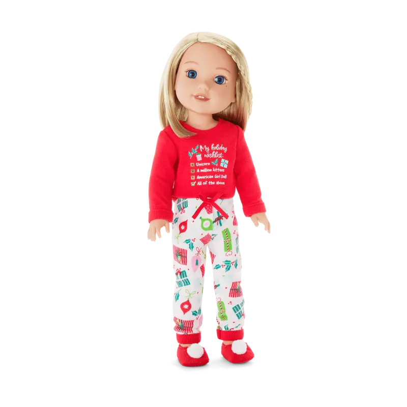 Holiday Wish List Pjs For Welliewishers™ Dolls 2