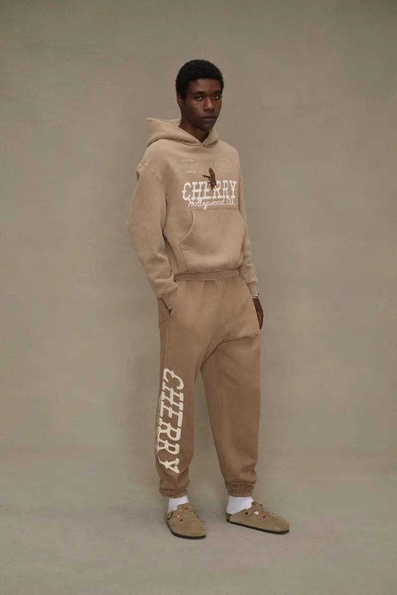 Hollywood Pullover Hoodie (Tan) 4