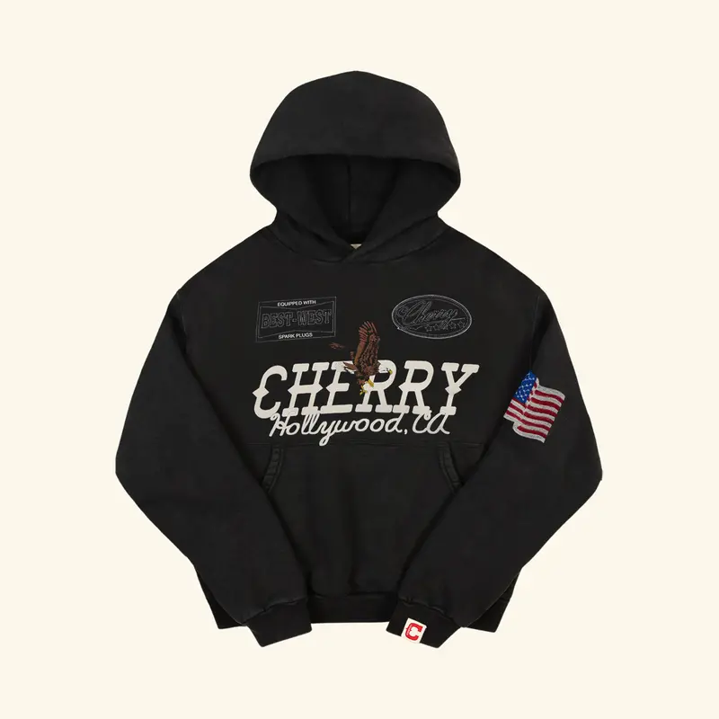 Hollywood Pullover Hoodie (Vintage Black) 1